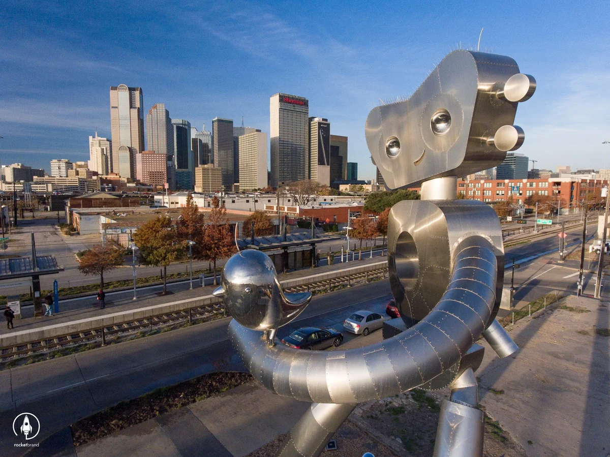 Traveling Man Sculpture - Walking Tall