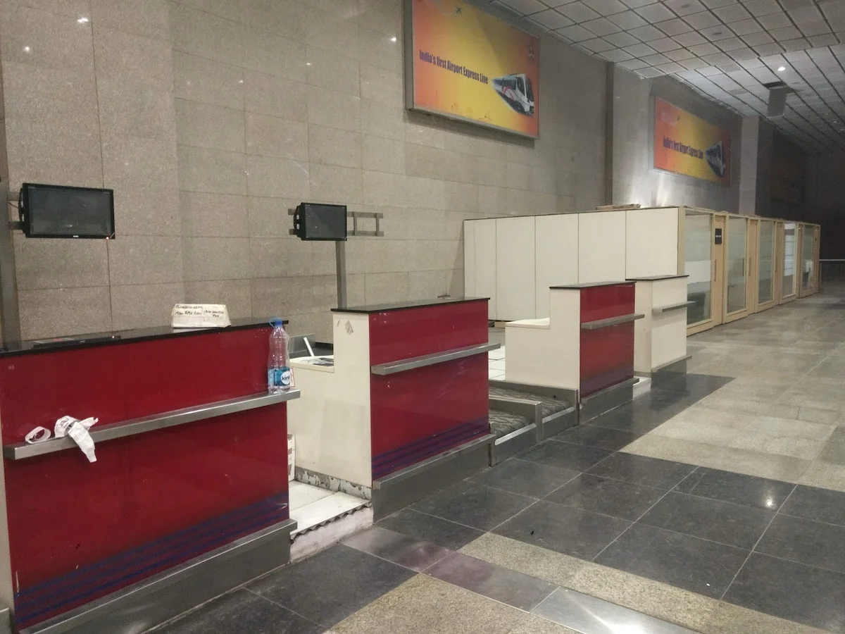 Air India Check In Counter, Express Metro