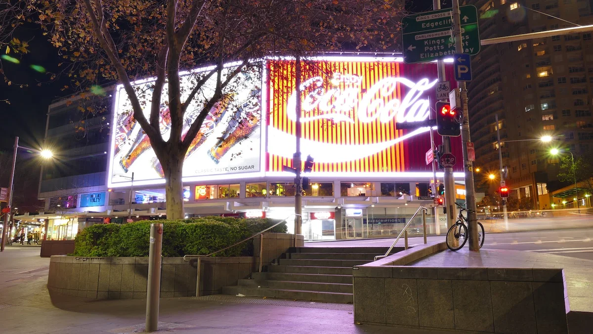Coca-Cola billboard in Sydney | Ask Anything