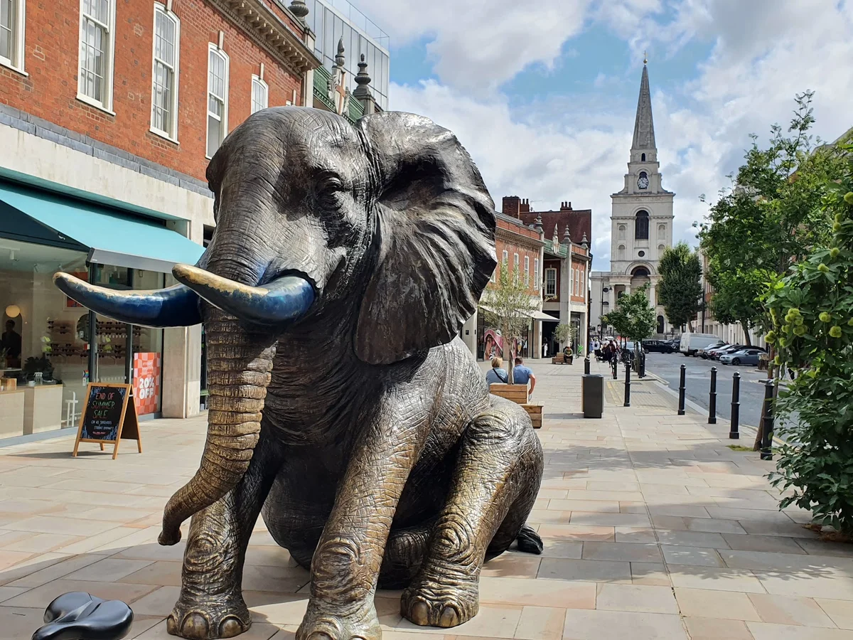 Herd of Hope Elephants in London - Ask AI | mindtrip