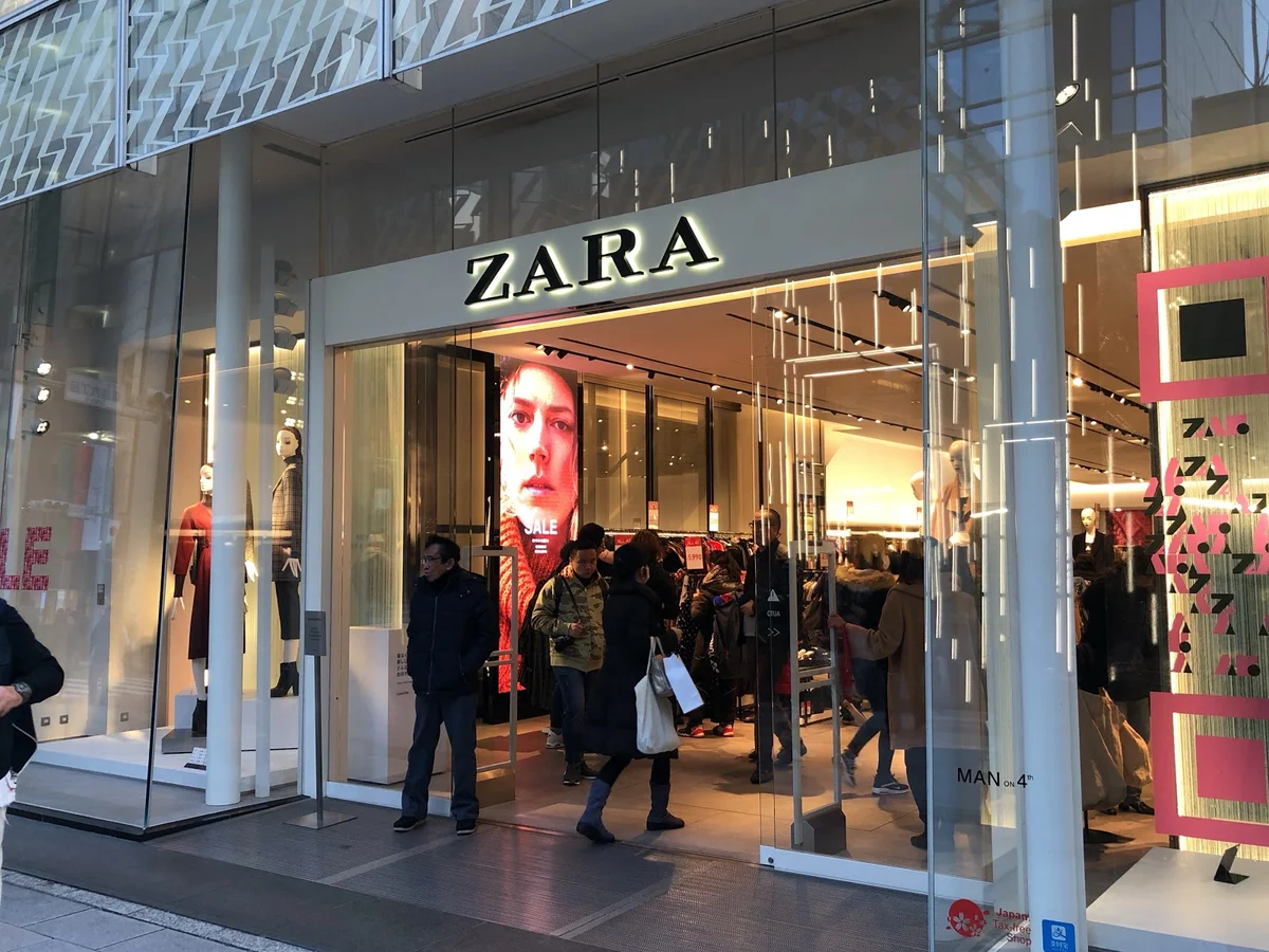 zara ginza store