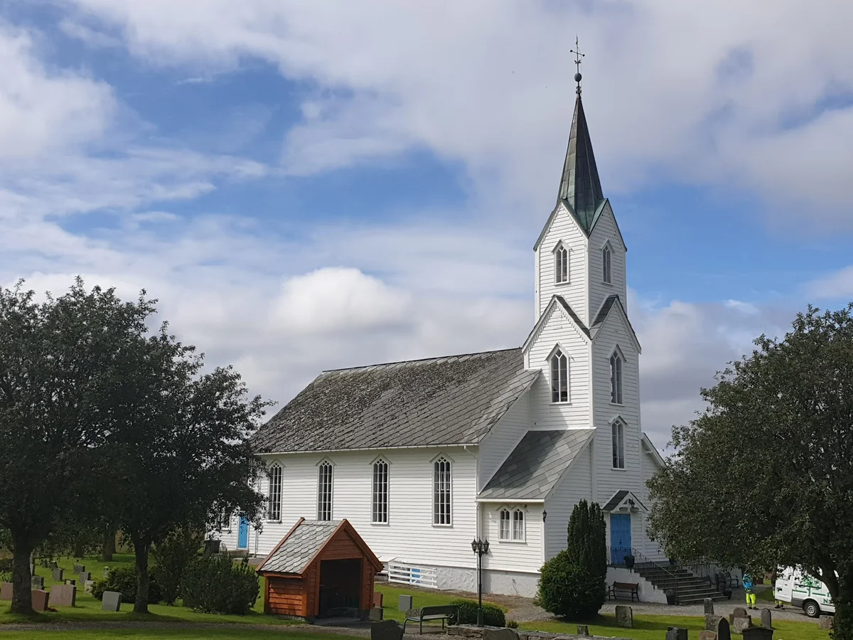 Sæbø kirke in Sæbø, Vestland - Ask AI | mindtrip