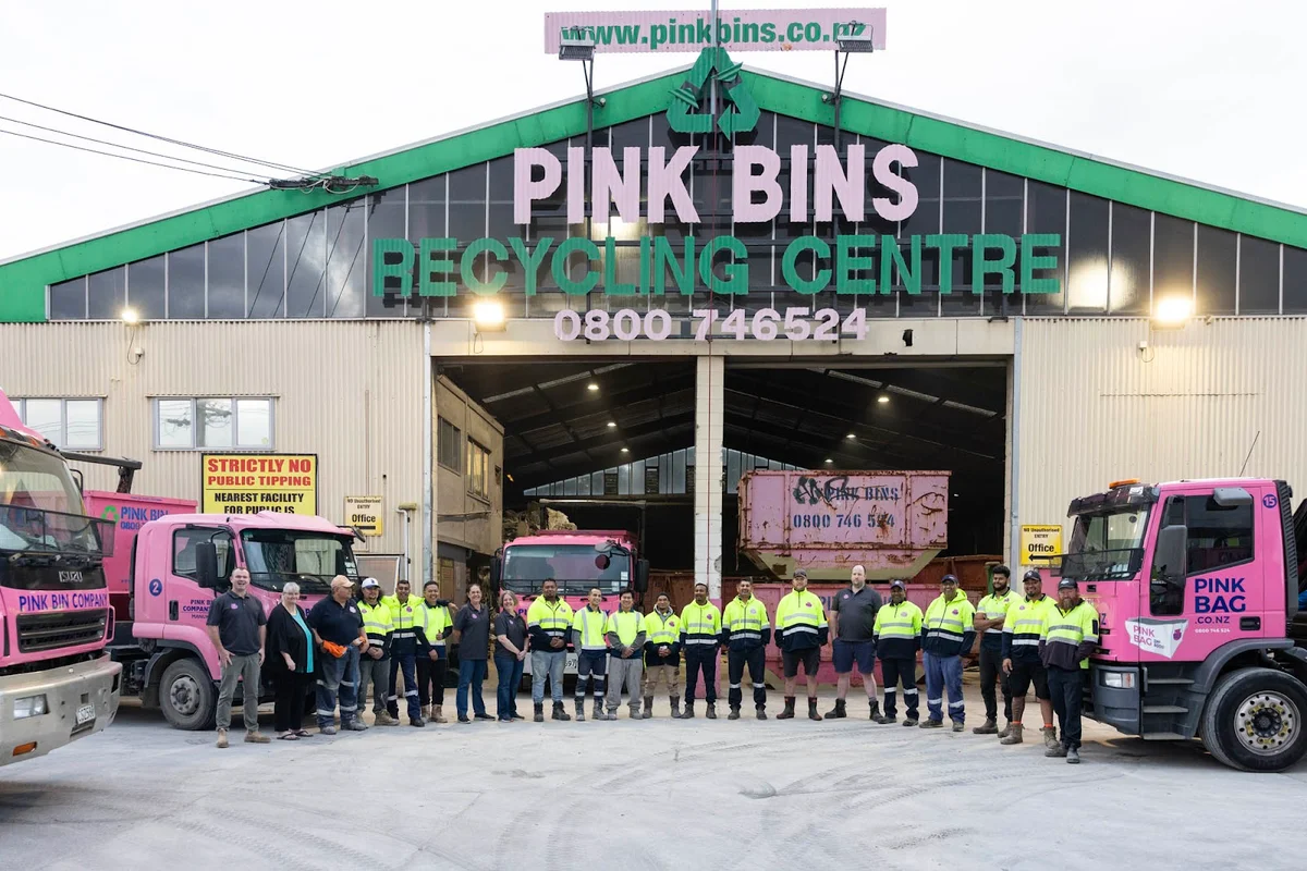 Pink Bins: Rubbish Skip Bin Hire Auckland | Rubbish Removal