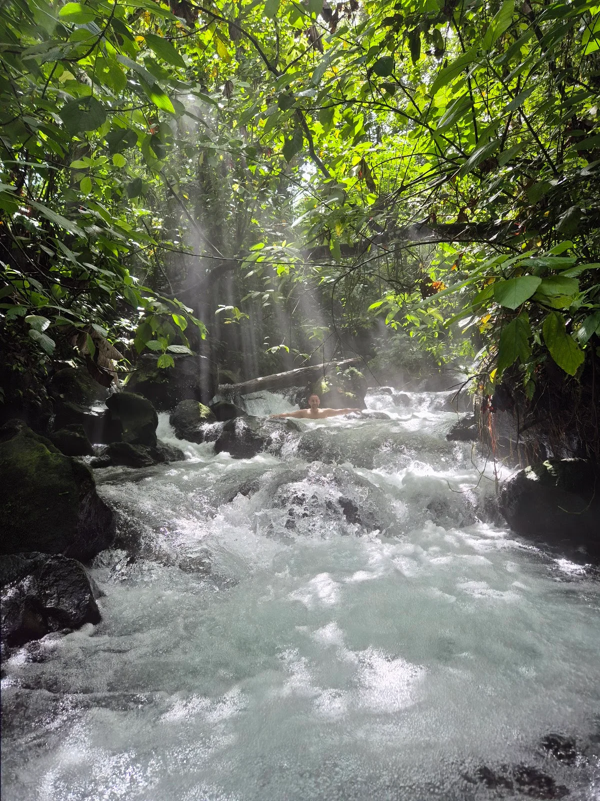 Natural access point to hot springs - Ask AI | mindtrip