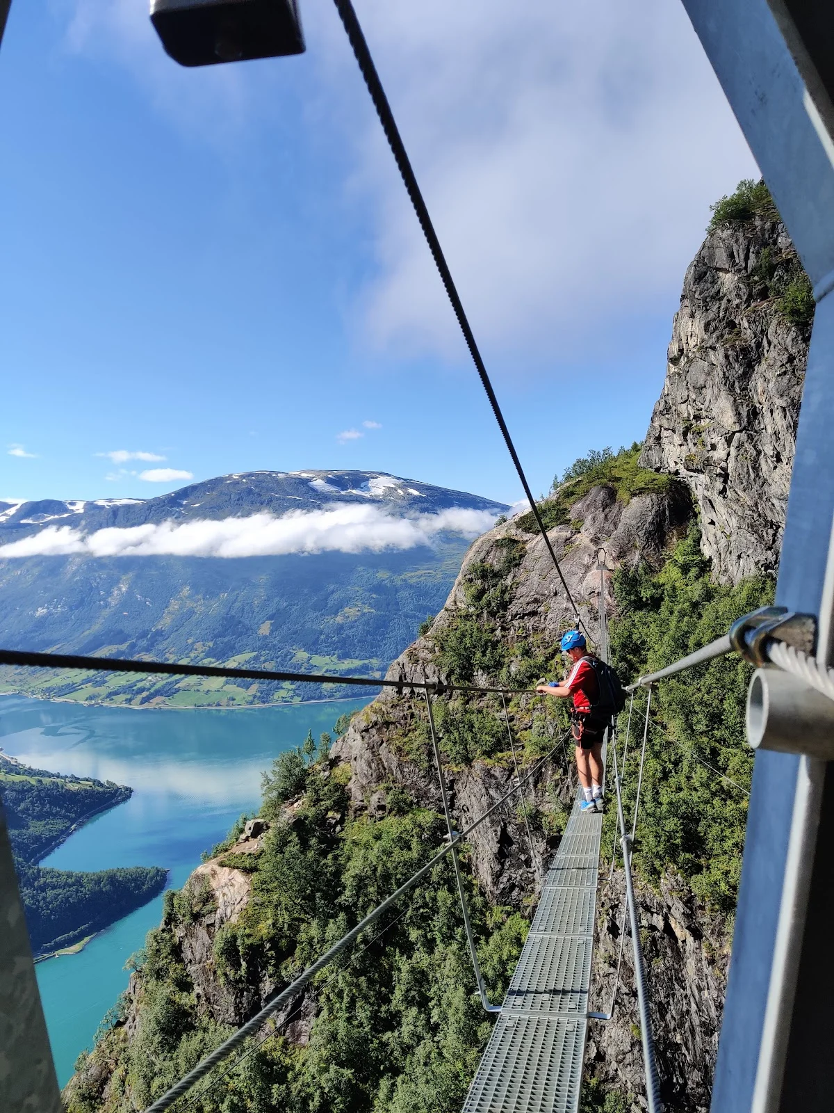 Via Ferrata Loen, Stigall Ladder