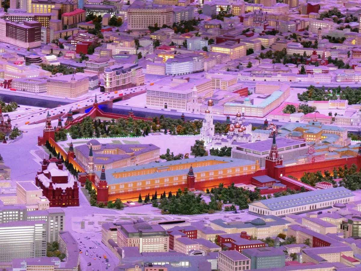 Architectural Interactive Model of Moscow