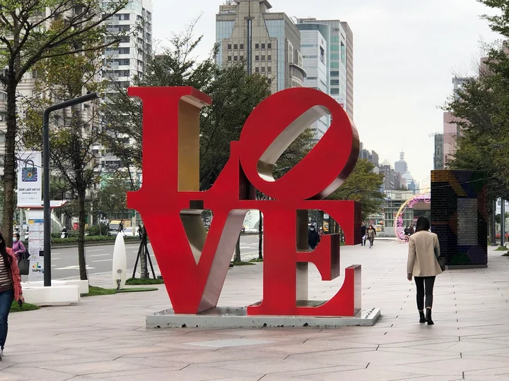 LOVE art installation in Xinyi District - Ask AI | mindtrip