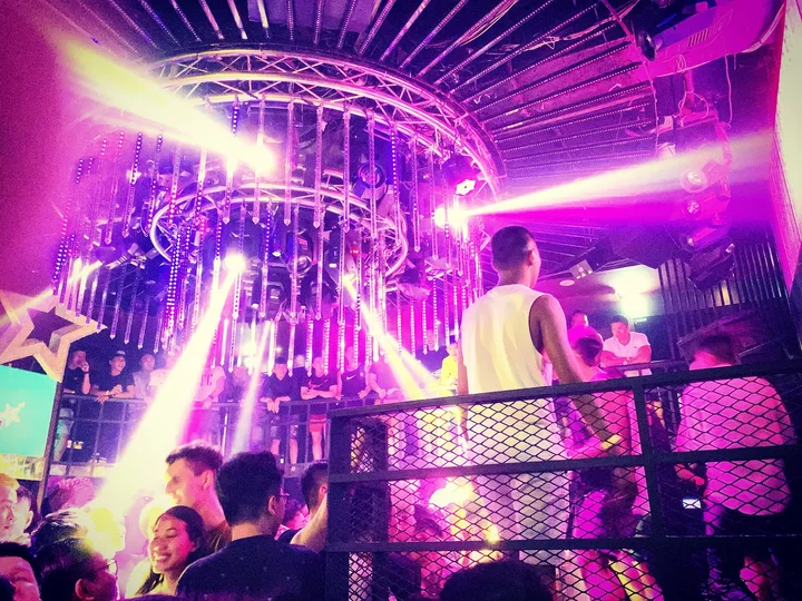 sachin and babi light blue dress Best Nightclubs In Las Vegas For 2022! Where To Club Each Night, Guest  List, And Dress Code main image 1