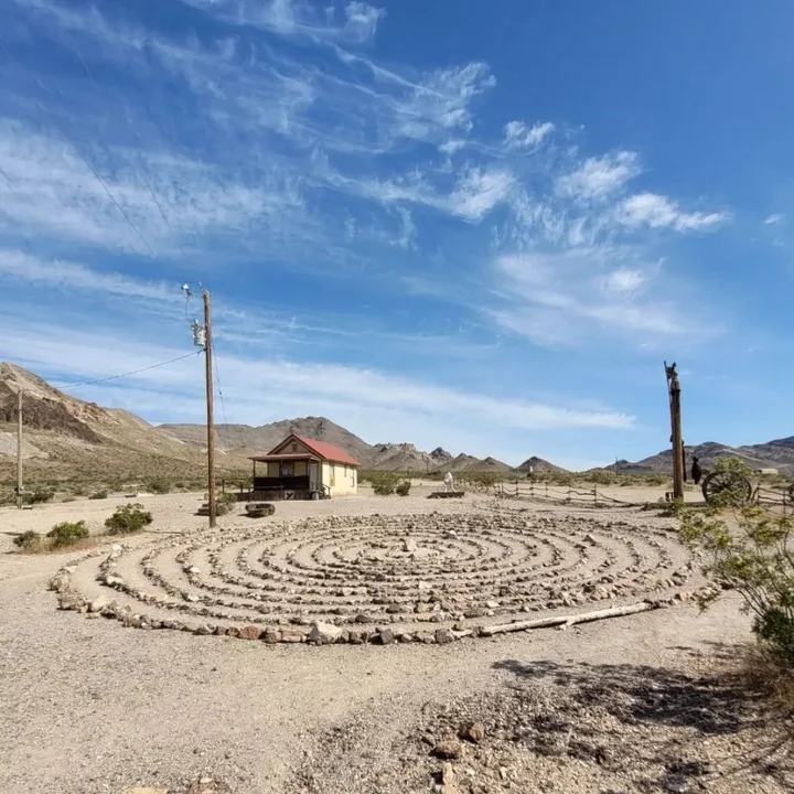 Labyrinth at Rhyolite in Beatty, Nevada | Ask Anything