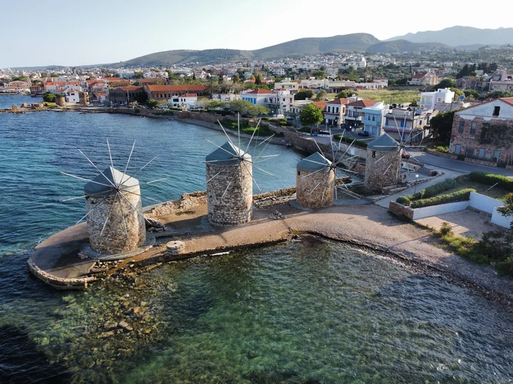 Windmill of Chios in Vrontados, Greece | Ask Anything